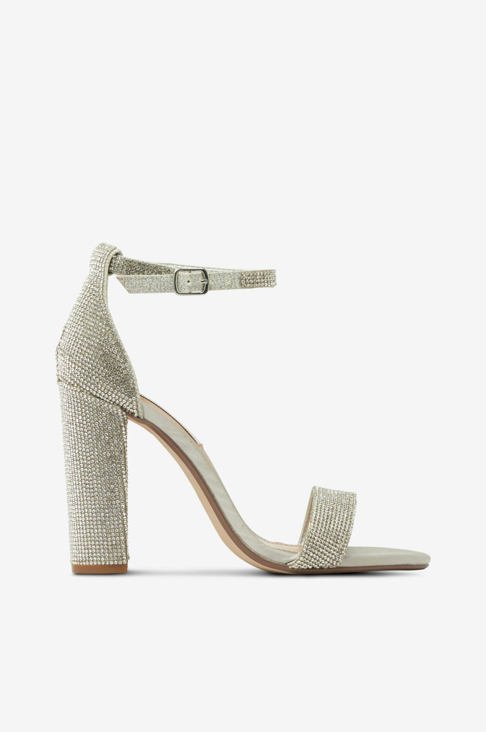 Høyhælte sko med strass Carson-R sandalett fra Steve Madden med strass